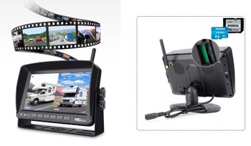 2x БЕСПРОВОДНАЯ КАМЕРА FHD + 64 ГБ