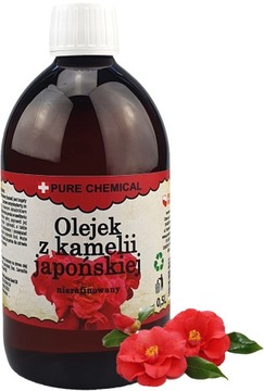 OLEJEK TSUBAKI NIERAFINOWANY ZIMNOTŁOCZONY 0,5l Z KAMELII JAPOŃSKIEJ
