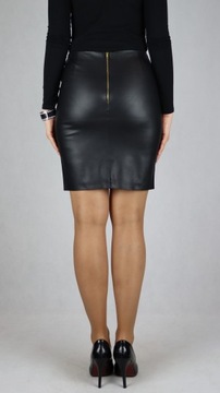 Spódnica Ołówkowa z Eko Skóry rozm. 40