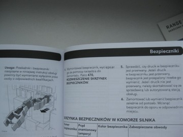 Range Rover Sport 2017-2021 Руководство пользователя на польском языке + краткое + дополнение