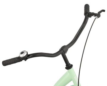 Rower miejski Retro 28 cali damski Miętowy