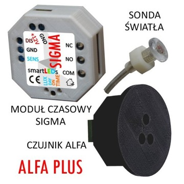 Schodowy czujnik odległości i ruchu optyczny smartLEDs Alfa 8-24VDC 100cm