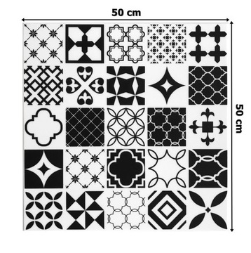 Потолочные кессоны белый черный PATCHWORK CZ def