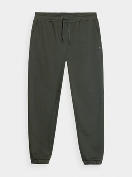 SPODNIE DRESOWE JOGGERY MĘSKIE 4F 4FAW23TTROM517-43S KHAKI R. XXL