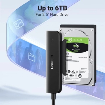 USB-C — адаптер SATA 2.5 HDD SSD UASP Thunderbolt 3