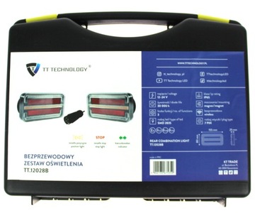 LAMPY TYLNE LED BEZPRZEWODOWE NA MAGNES 12V 24V