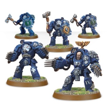 WARHAMMER 40K - Штурмовой отряд ТЕРМИНАТОРА КОСМИЧЕСКИХ ДЕСЯТКОВ