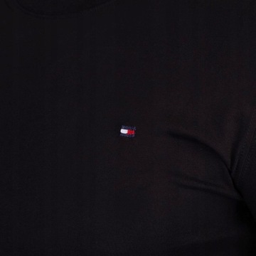 Koszulka męska t-shirt TOMMY HILFIGER 100% bawełna czarna XXL