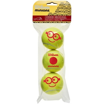 Wilson Piłki tenisowe Starter Minions Red 3szt. IT