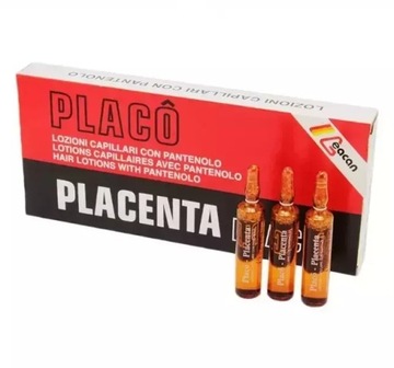Placenta Placo Ampułki na porost włosów 12x10 ml