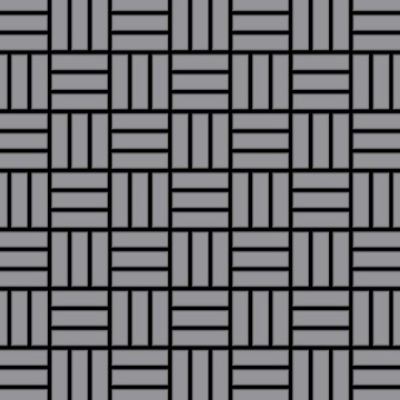 ALLOY Basketweave-S-S-MA Mozaika Stal INOX matowa