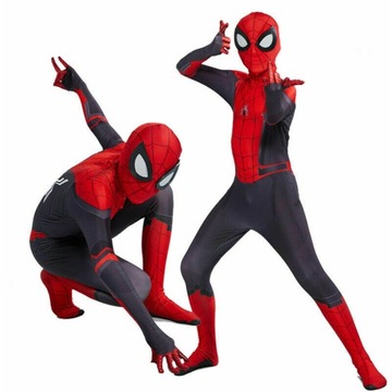 STRÓJ SPIDERMAN FAR FROM HOME Dorosły 180cm Najlepsza Jakość