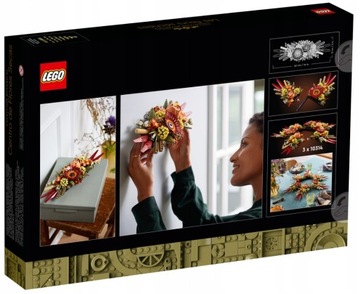 LEGO ICONS ПЛАТЬЕ ИЗ СУШЕНЫХ ЦВЕТОВ ЦВЕТОЧНЫЙ БУКЕТ