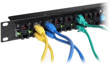 ПАТЧ-ПАНЕЛЬ POE-8/R10