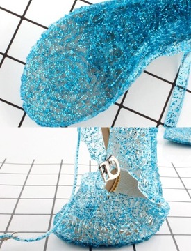 ТУФЛИ ДЛЯ ЛЕДА БАЛЕТНЫЕ ТУФЛИ САНДАЛИИ ТАПОЧКИ ПРИНЦЕССЫ ЭЛЬЗА НАряд ELSA 33