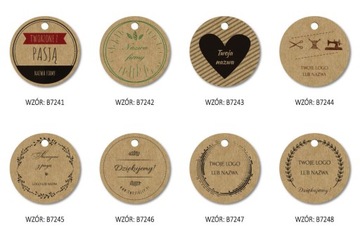 ECO Labels бирки фирменные подвески колеса ВАШ ЛОГОТИП