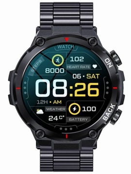 SMARTWATCH ZEGAREK MĘSKI Z LOKALIZACJĄ GPS MODUŁ SATELITARNY TRENING SPORT