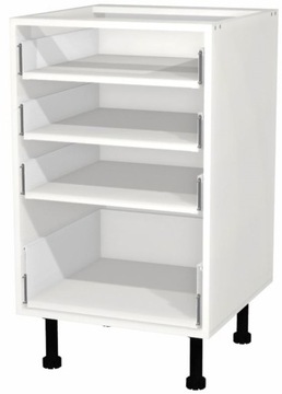 FREDDI BASIC белый глянец b_S50_4S отдельностоящий кухонный шкаф