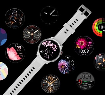 SMARTWATCH AMOLED DAMSKI DLA KOBIETY ROZMOWY POWIADOMIENIA POMIARY SPORT PL