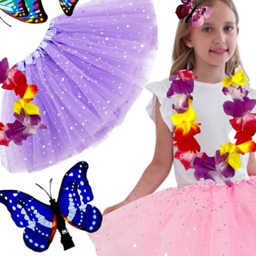 ЦВЕТОЧНЫЙ НАРОД ЛЕДИ ВЕСНА ЦВЕТЫ БАБОЧКА ЛЕТНЯЯ ТЮЛЕВАЯ ЮБКА