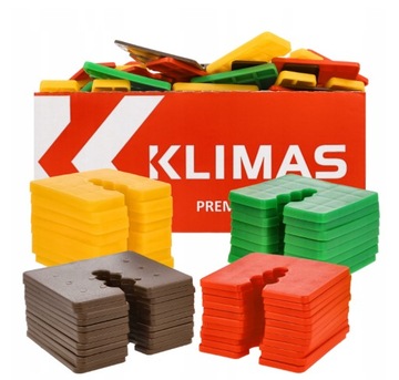 Podkładki Dystansowe Wkręt-met Klimas DW 2mm - 5mm Zestaw 200 szt.d