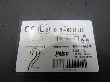 MODUL ZÁMKU CENTRÁLNÍHO PEUGEOT 108 C1 II
