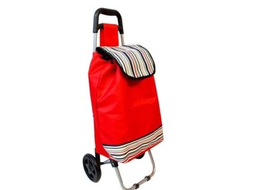 СУМКА ДЛЯ ПОКУПОК НА КОЛЕСАХ, 4 ЦВЕТА, СКЛАДНАЯ ЖЕСТКАЯ РАМА.