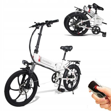 Rower elektryczny Samebike 20LVXD30 dla dorosłych składany miejski 20
