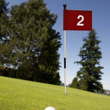Golf Putting Green Flag and Hole Cup Ćwiczenie przydomowego trawnika Putt numer 2