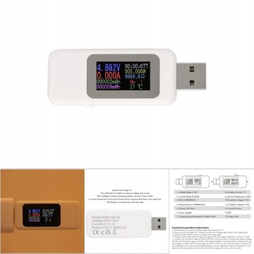USB-ИЗМЕРИТЕЛЬ НАПРЯЖЕНИЯ ТОКА USB 3.0 DC4-30V