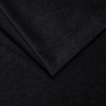 PLUSZ WŁOSKI WELWET 20 CZARNY BLACK TKANINA ZASŁONOWA MEBEL KOTARA OBRUS