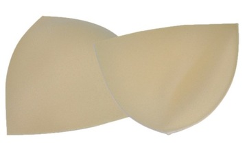 JULIMEX wkładki push-up BIKINI trójkątne beż C/D