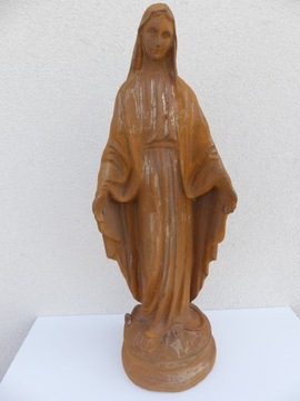 WYKOPEK - zardzewiała FIGURA MATKA BOSKA