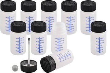 Butelka z pędzelkiemi podziałką 50ml - 1 szt