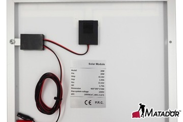 PASTUCH ELEKTRYCZNY bateria słoneczna SOLARNY ŁADOWARKA DO AKUMULATORA 20W