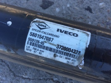 ПРИВОДНОЙ ВАЛ IVECO DAILY 2.3 HPI 5801547087