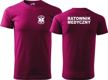 Koszulka RATOWNIK MEDYCZNY męska Koszulki dla Ratownika Medycznego S