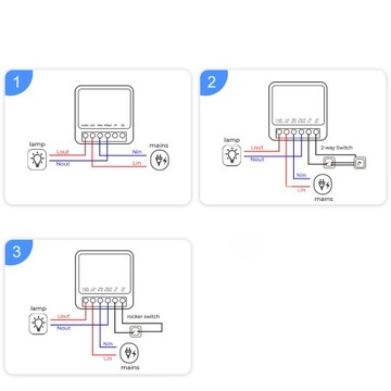 DOPUSZKOWY WŁĄCZNIK PRZEKAŹNIK WIFI TUYA WŁĄCZNIK DOPUSZKOWY MINI 16A