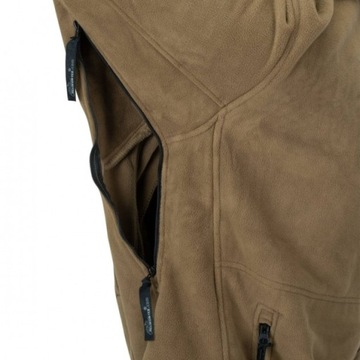 Bluza Męska Polarowa Polar Kurtka Helikon Patriot Gruba i Ciepła Czarna 3XL