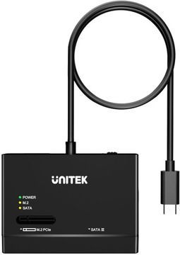 Unitek Mostek USB-C na dyski SATA i M.2 MVMe S1232A01-EU