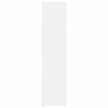 Книжный шкаф/перегородка, белый, 105x24x102 см