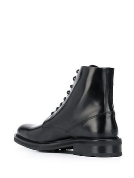 AllSaints CZARNY Skórzane buty Britt 44