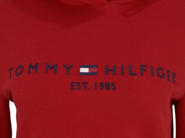 TOMMY HILFIGER bluza damska, czerwona, XXS