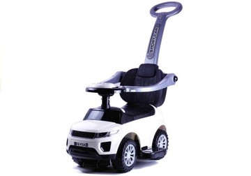 Pojazd jeździk z pchaczem Lean Toys 614W biały