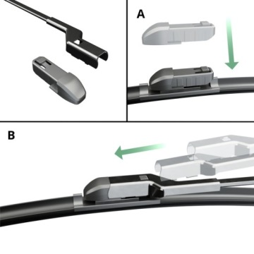 ПЕРЕДНИЕ ДВОРНИКИ для VW Volkswagen Passat B6, B7 (03.2005-12.2014) 2