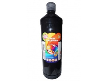 FARBA PLAKATOWA TEMPERA CZARNY 1000ML