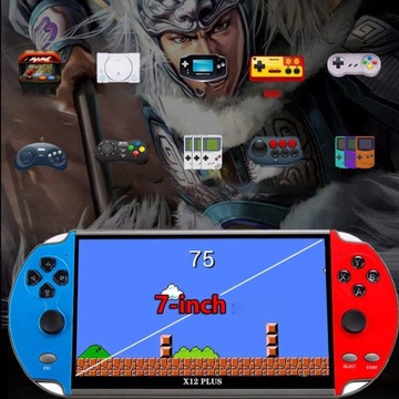 ПОРТАТИВНАЯ КОНСОЛЬ X12PLUS RETRO MINI 1000GIER, 16 ГБ
