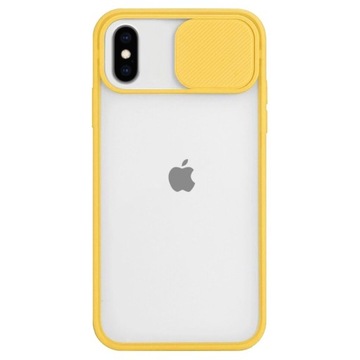 ETUI ŻÓŁTE SLIDE do iPhone XS Max