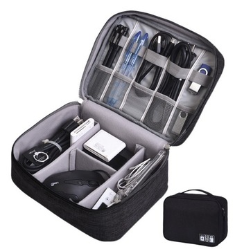TR12A ETUI ORGANIZER POKROWIEC NA KABLE PODRÓŻNY