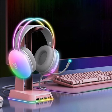 ПРОВОДНЫЕ ИГРОВЫЕ НАУШНИКИ ONIKUMA X25 С МИКРОФОНОМ ДЛЯ ПК RGB